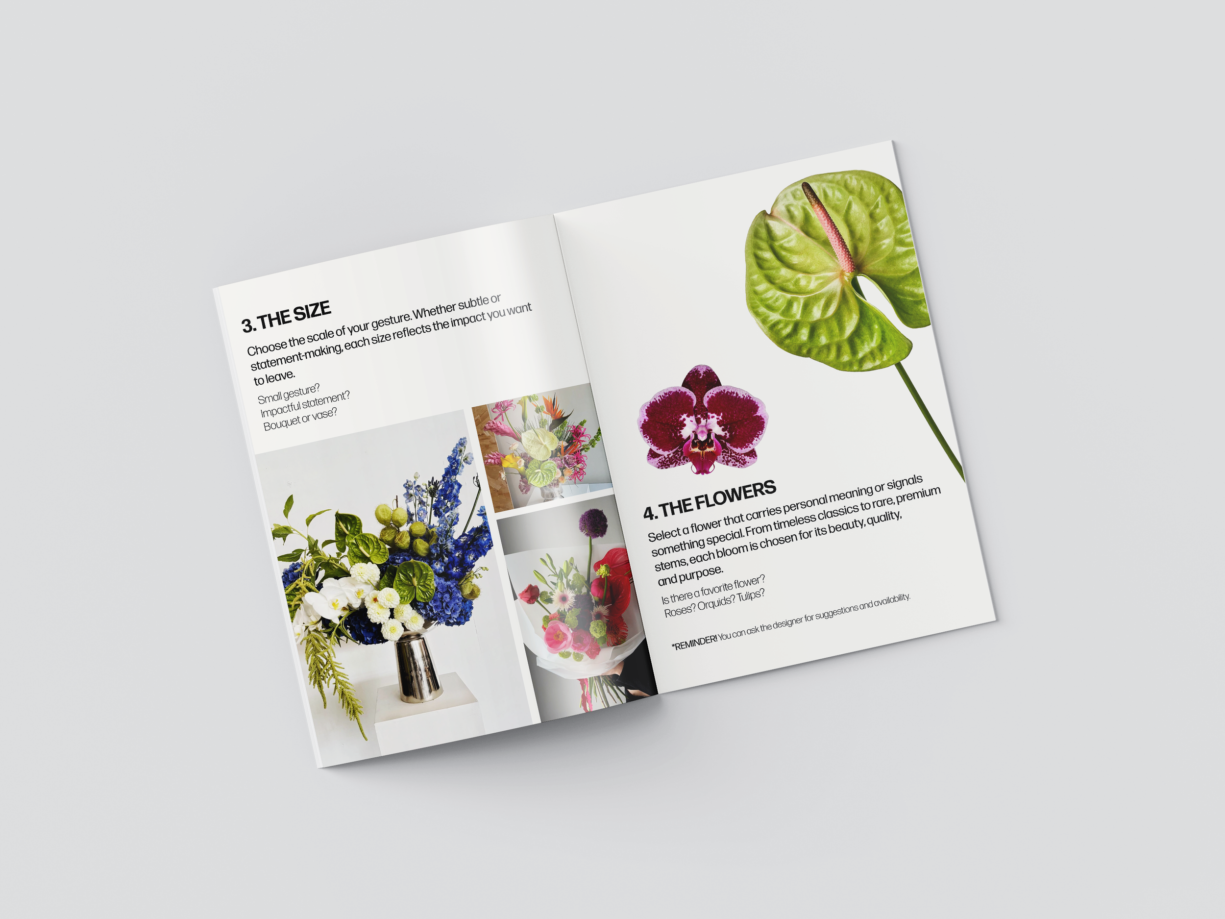ODD Floral Studio - Branding - Guide to Order