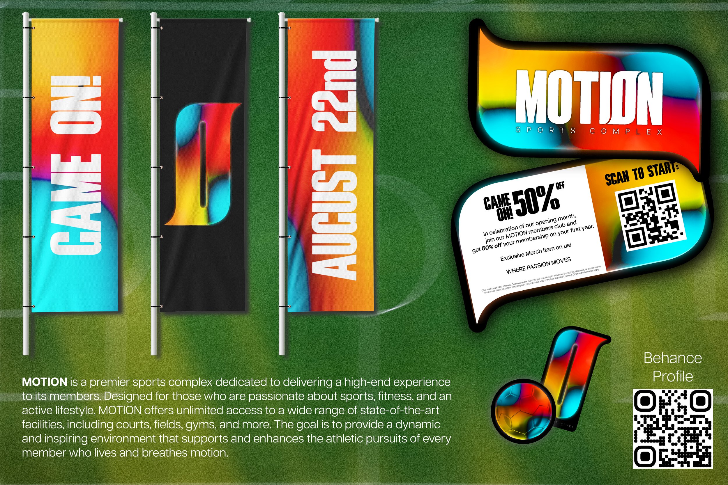 MOTION - Branding for a Sports Complex