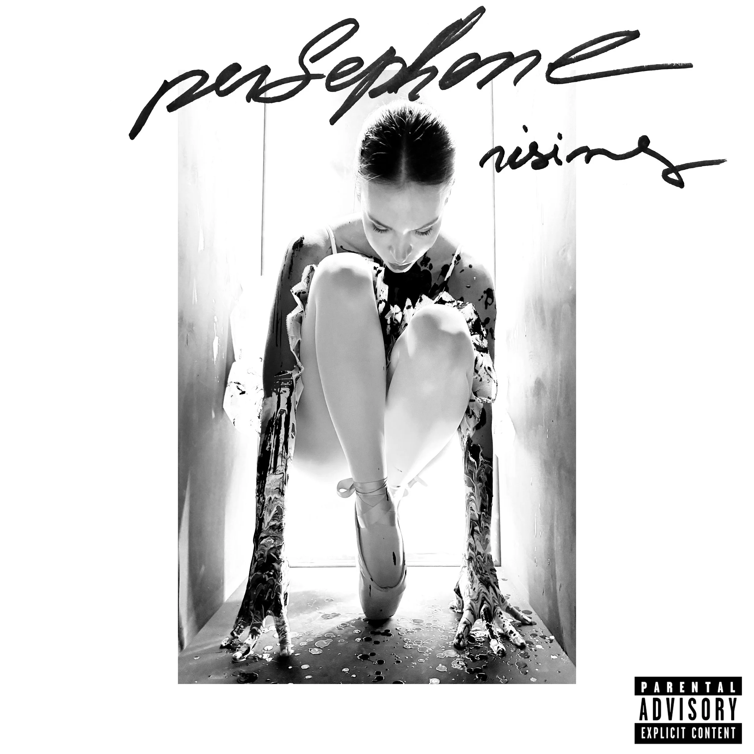 Persephone Rising cover artwork by Romain Lefebvre featuring a black and white dancer.