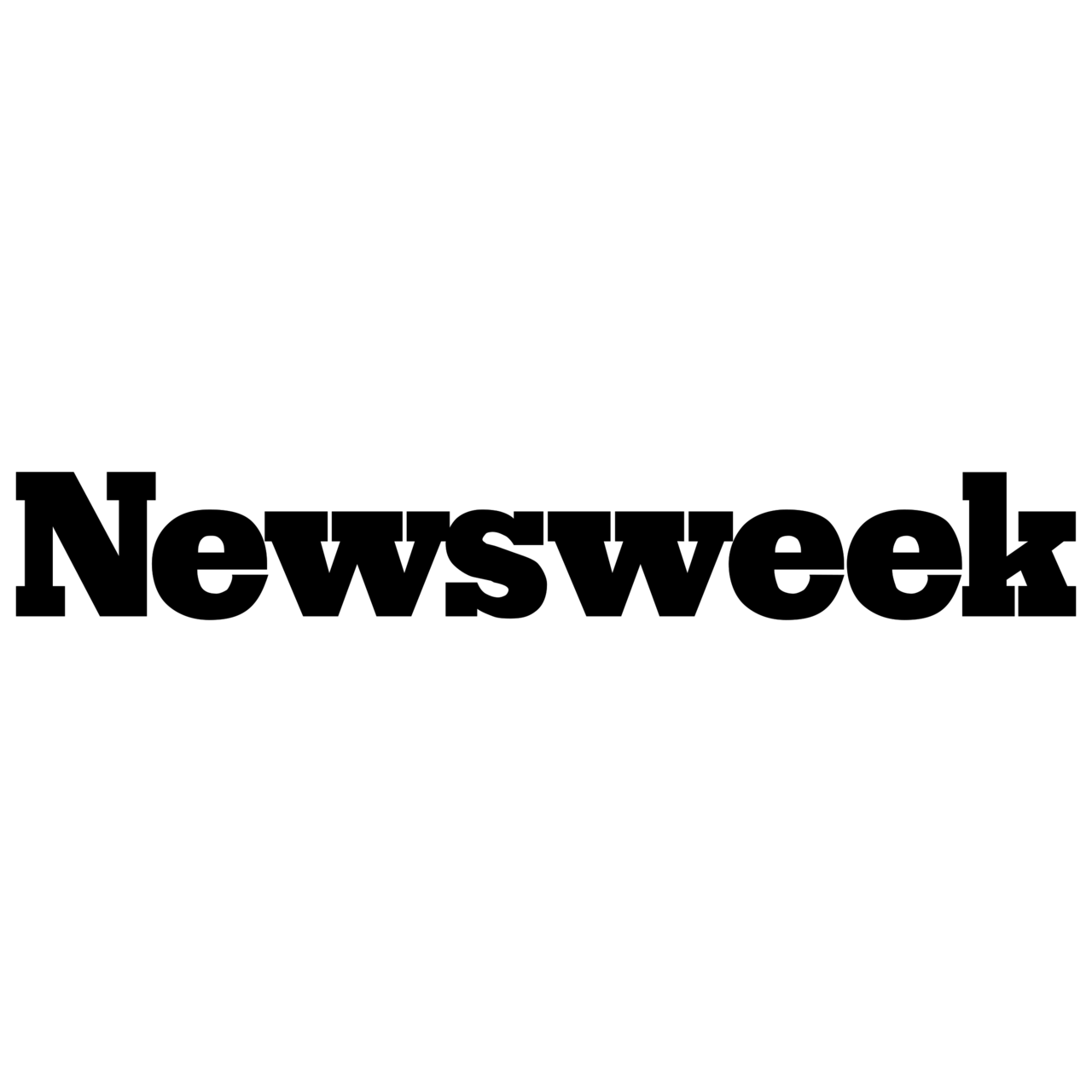 Logo of Newsweek magazine with a black and white illustration of the White House.