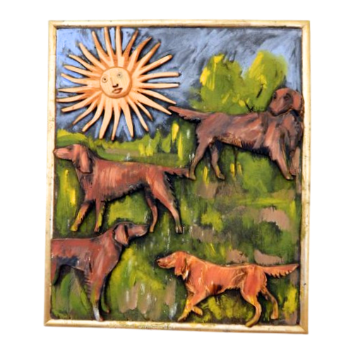 Bernard Langlais - art at Vose Library