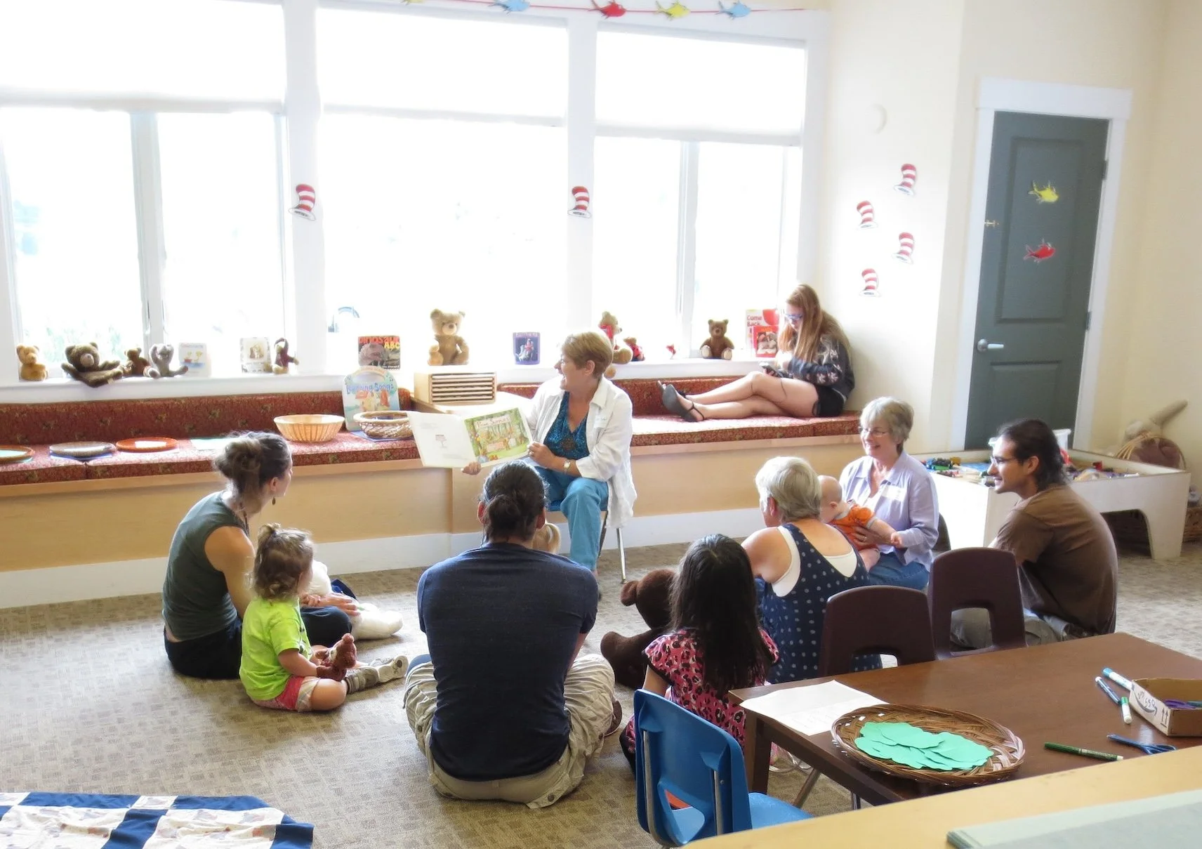 Vose Library's Story Time Hosted by a Volunteer