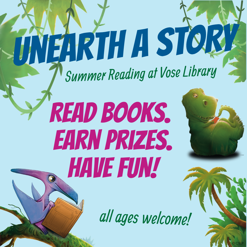 Unearth a Story: Vose Library Summer Reading 2026