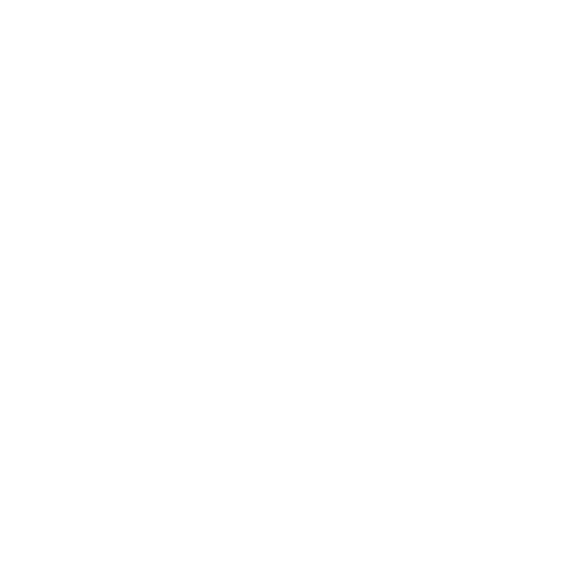 Outline of a hand holding a small plant with two leaves, emerging from a rounded object, on a black background.
