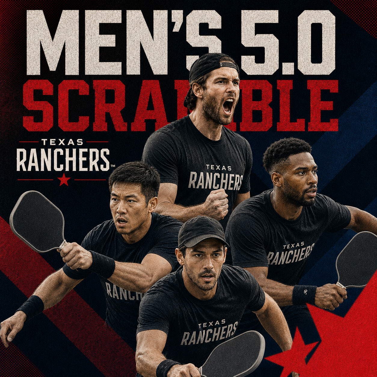 Texas Ranchers Men's 5.0 Scramble @ Millbrook Estate 
