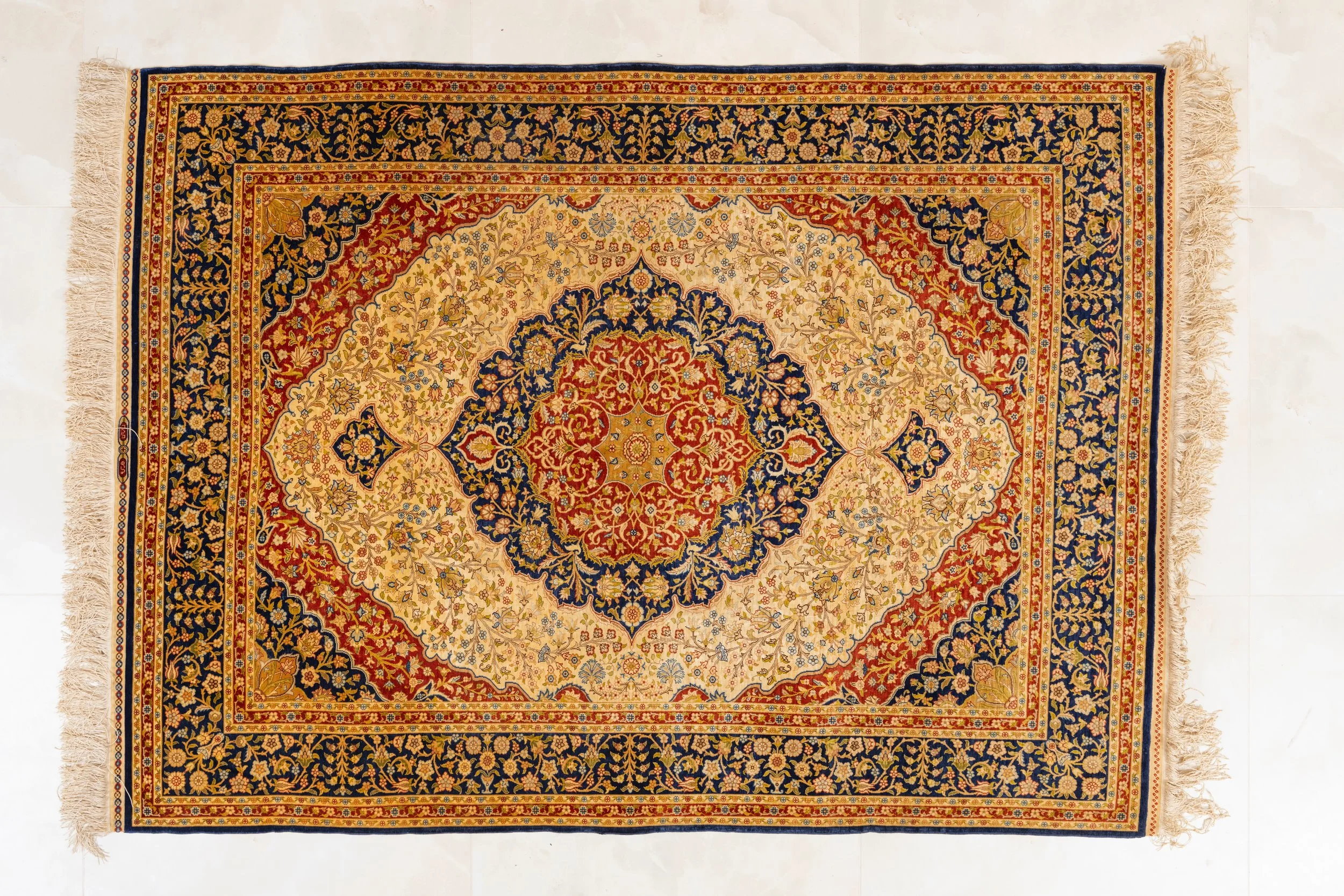 Investment-Grade Hereke Pure Silk Derin Rug - PRICE ON APPPLICATION