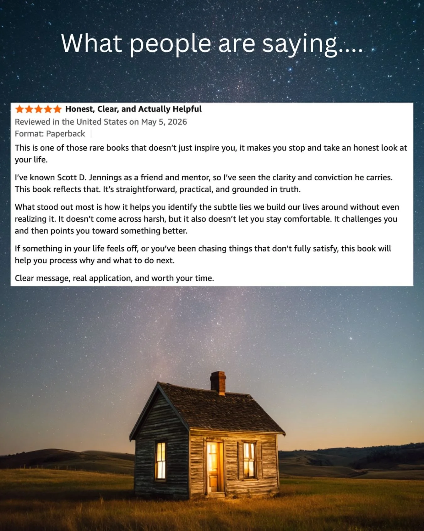The reviews are coming in! Thank you!
