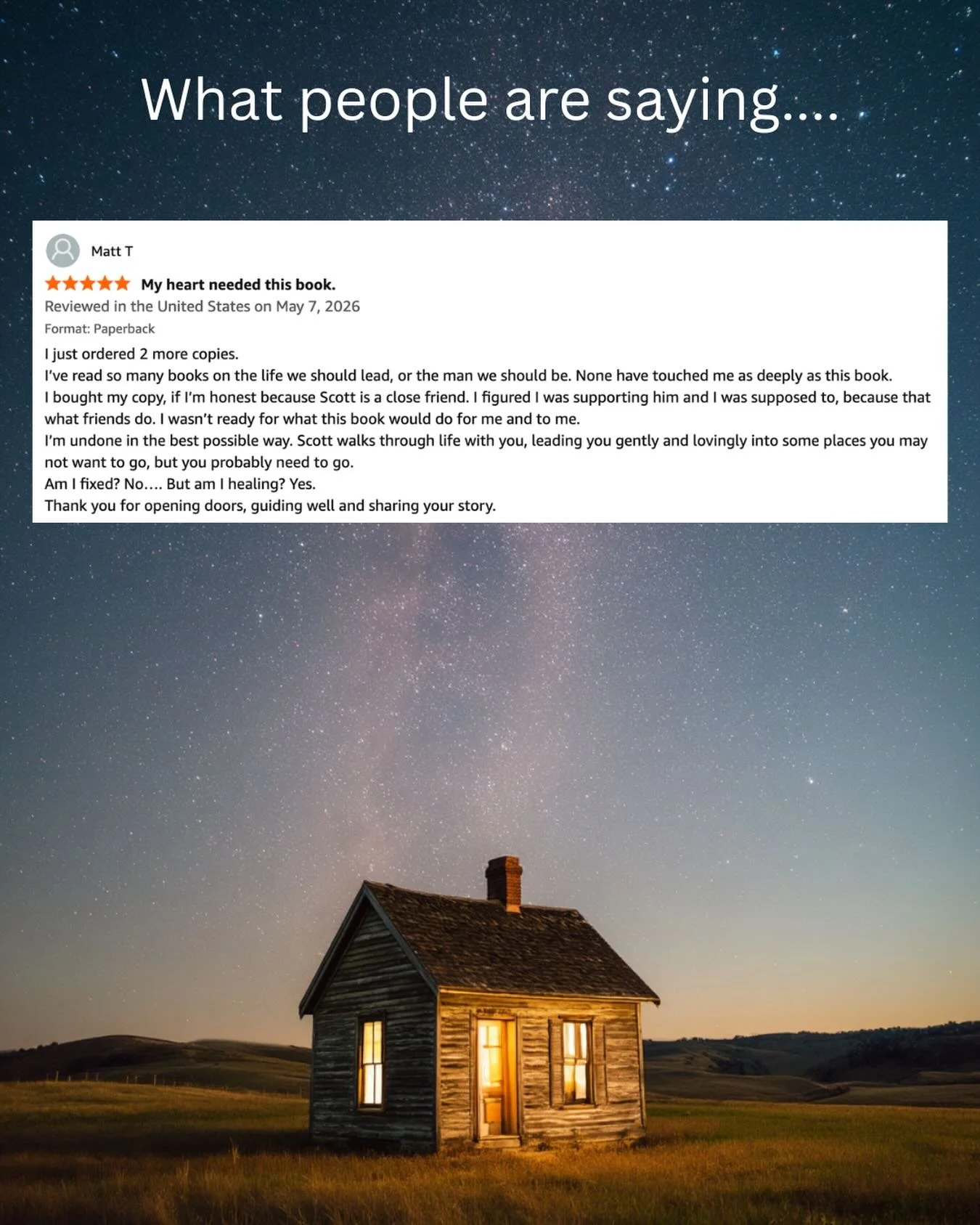 Thanks @tolly_handcrafted! Love your honesty in this review. Pick up a copy at thelifeyoubuilt.com