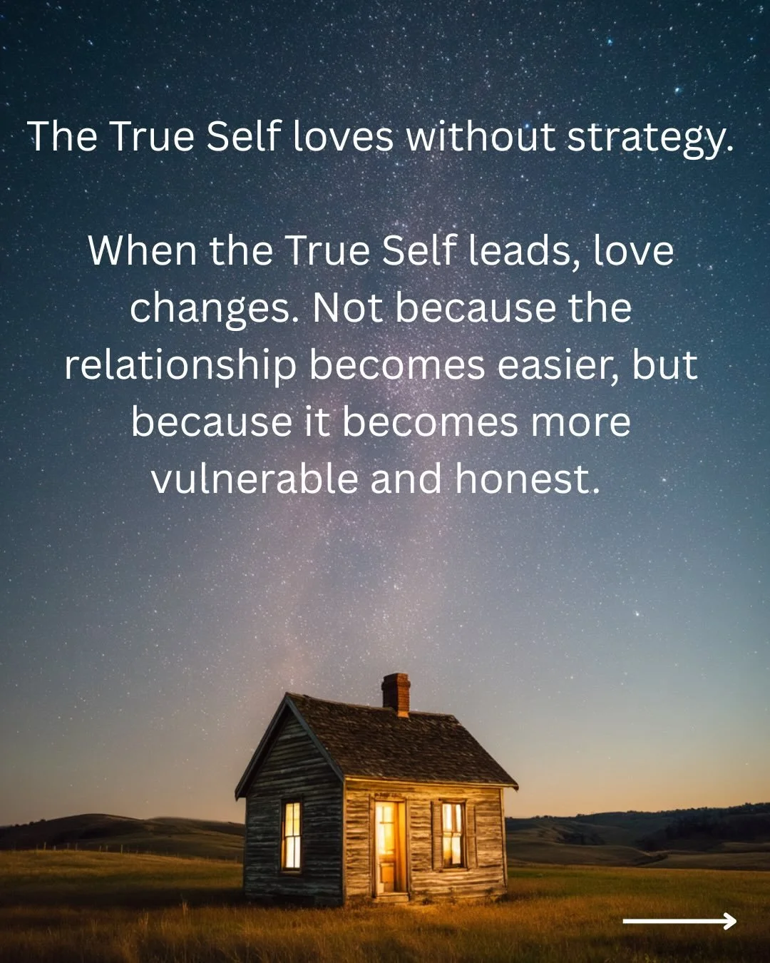 Loving from our true identity, who we are at the core, is the key to a healthy, real relationship.