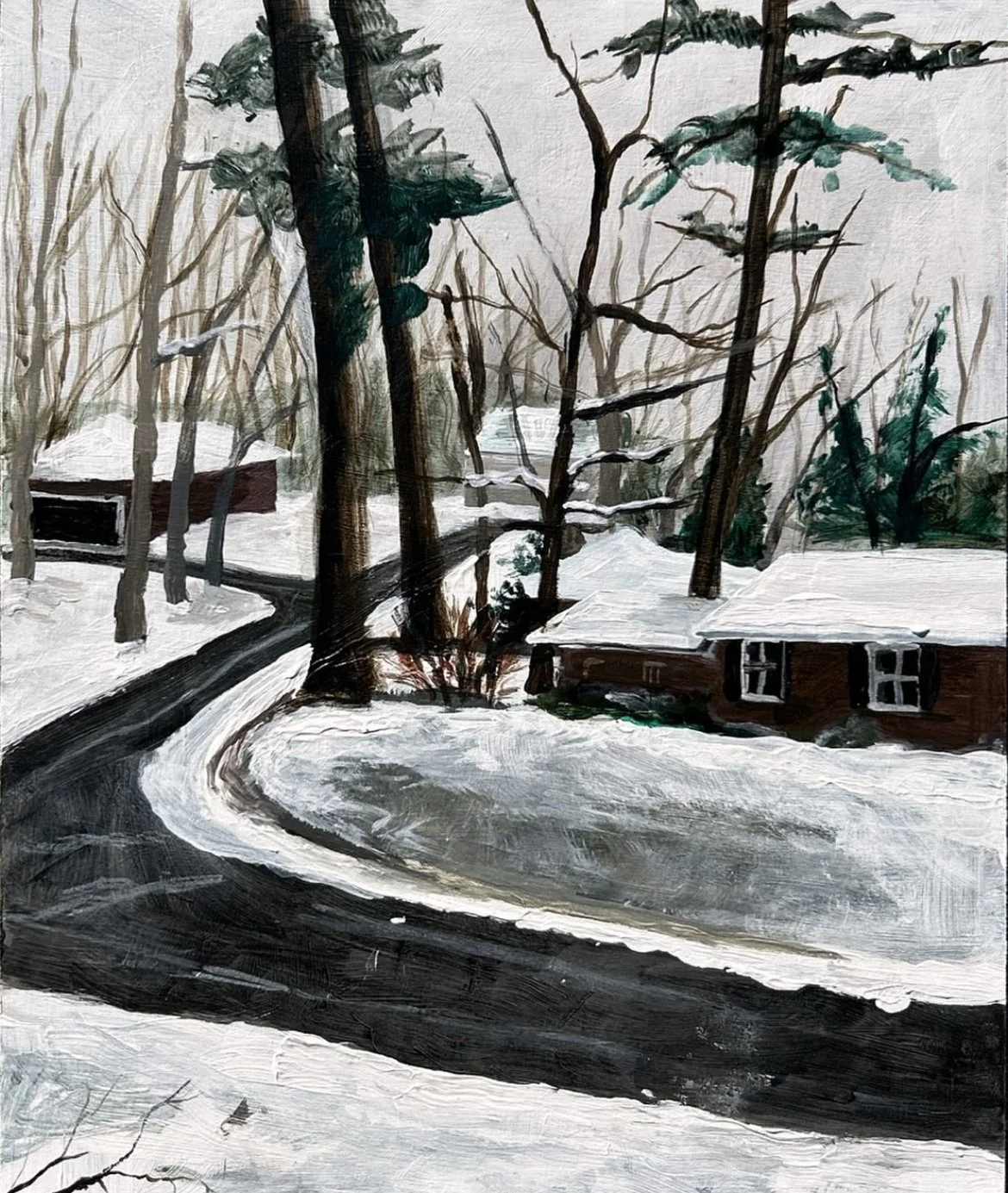 Anderson Snow, 
8x10in., 
Acrylic on Panel,
2025,
Sold