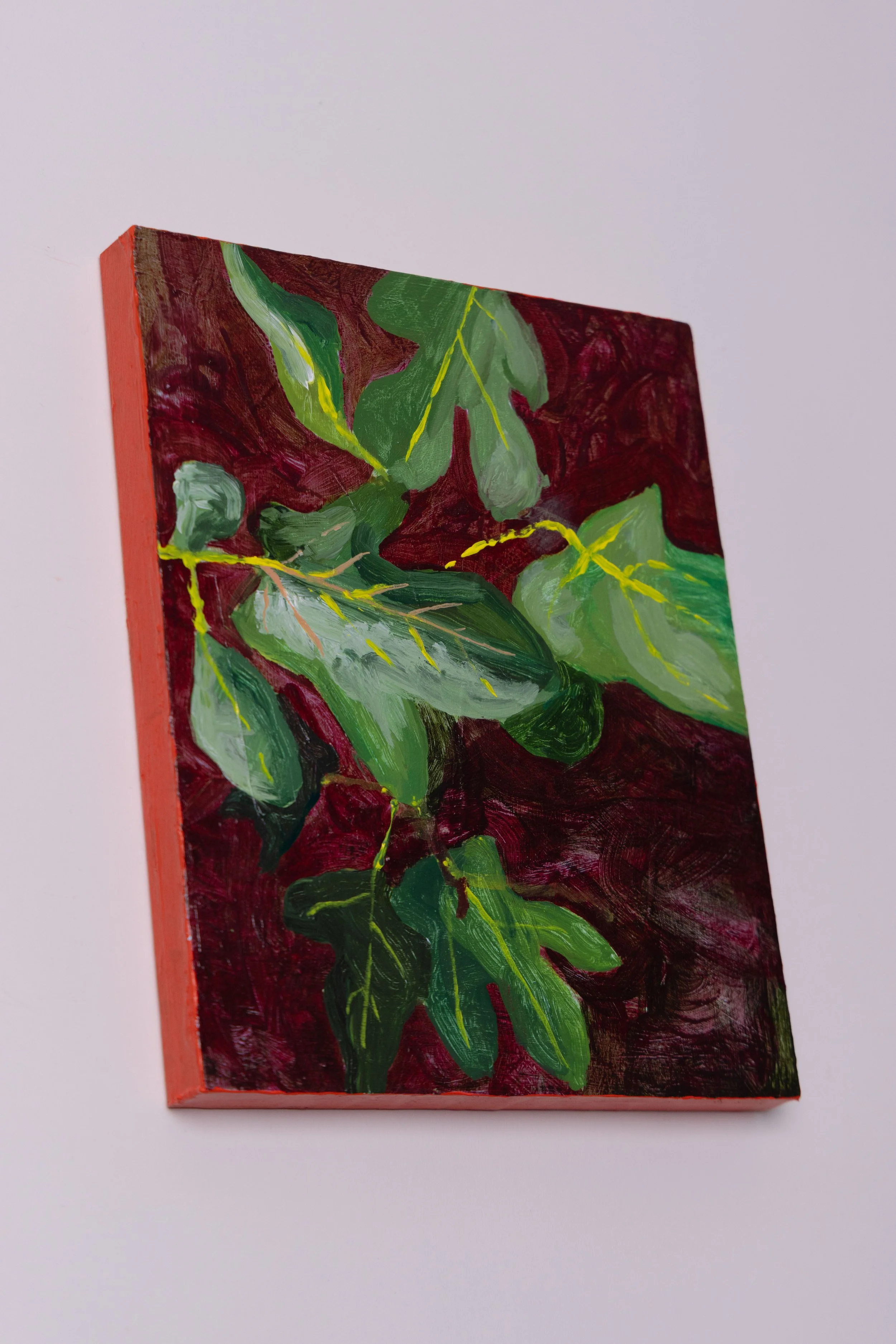 Fig Tree, 
8x10 in.,
Acrylic on Panel,
2026,
Available