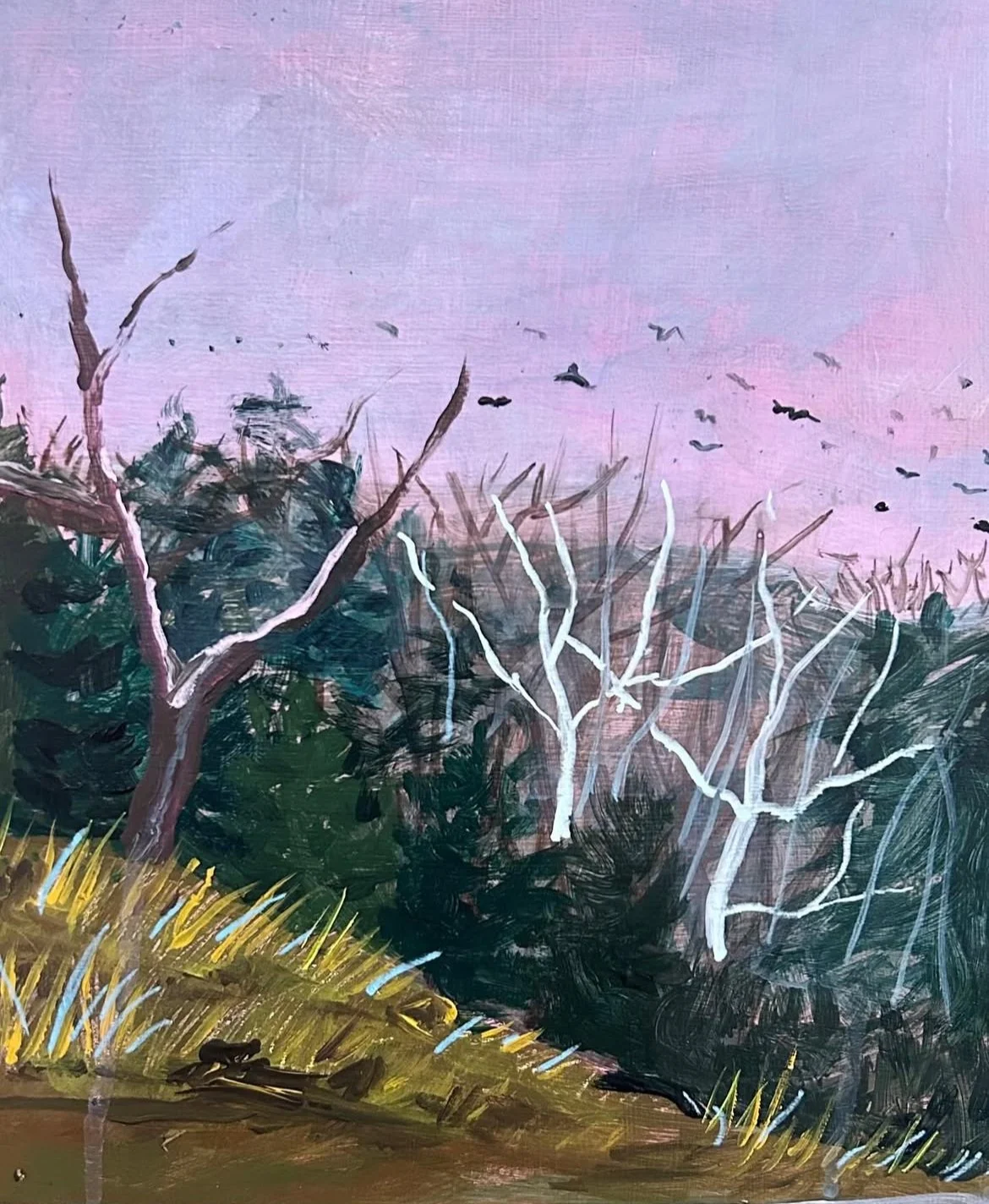Valentine,
8x10in.,
Acrylic on Panel,
2025, 
Available