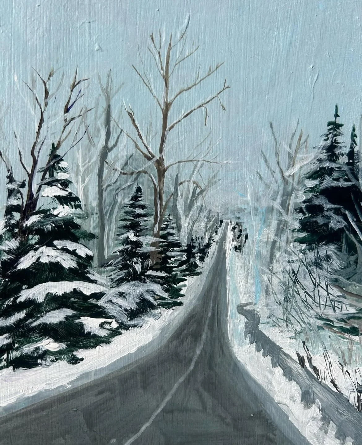 Grace's Road,
8x10in.,
Acrylic on Panel,
2025,
Sold