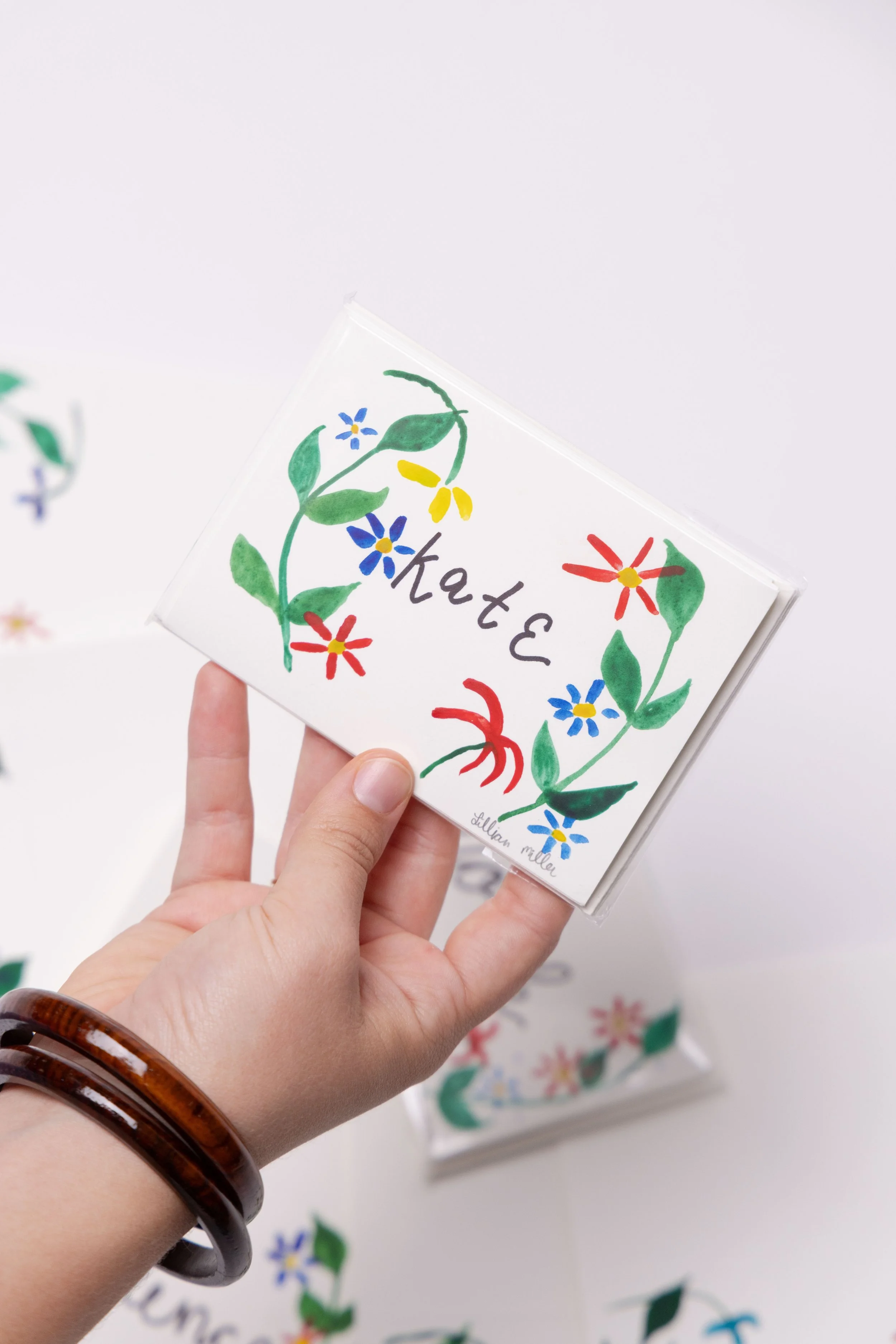 Hand-Painted Personalized Stationary