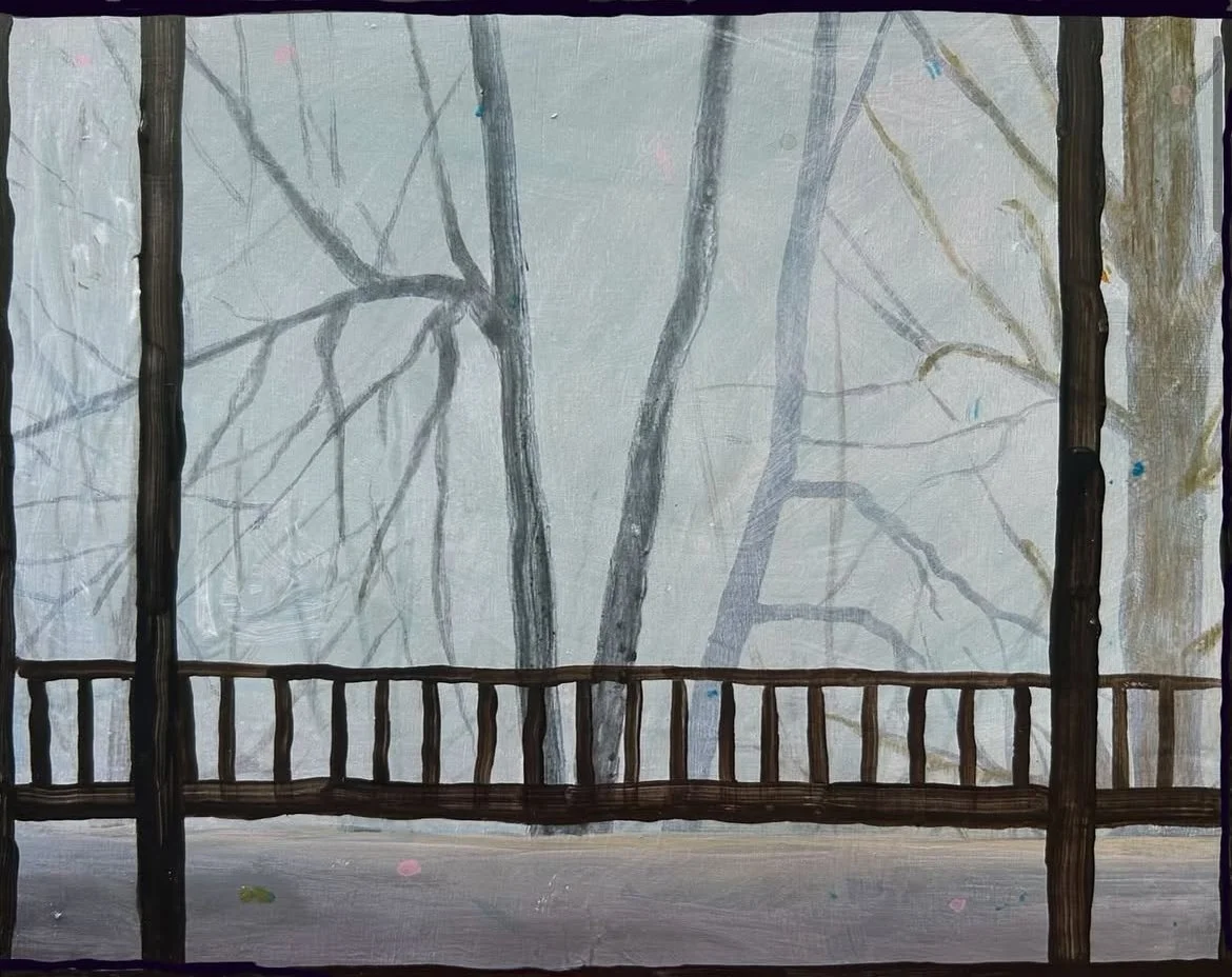 Fog, 
8x10in.,
Acrylic on Panel, 
2025, 
Sold