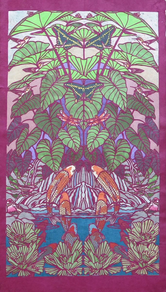 Sheltering in Place, 2021, Paper, 25” x 20”