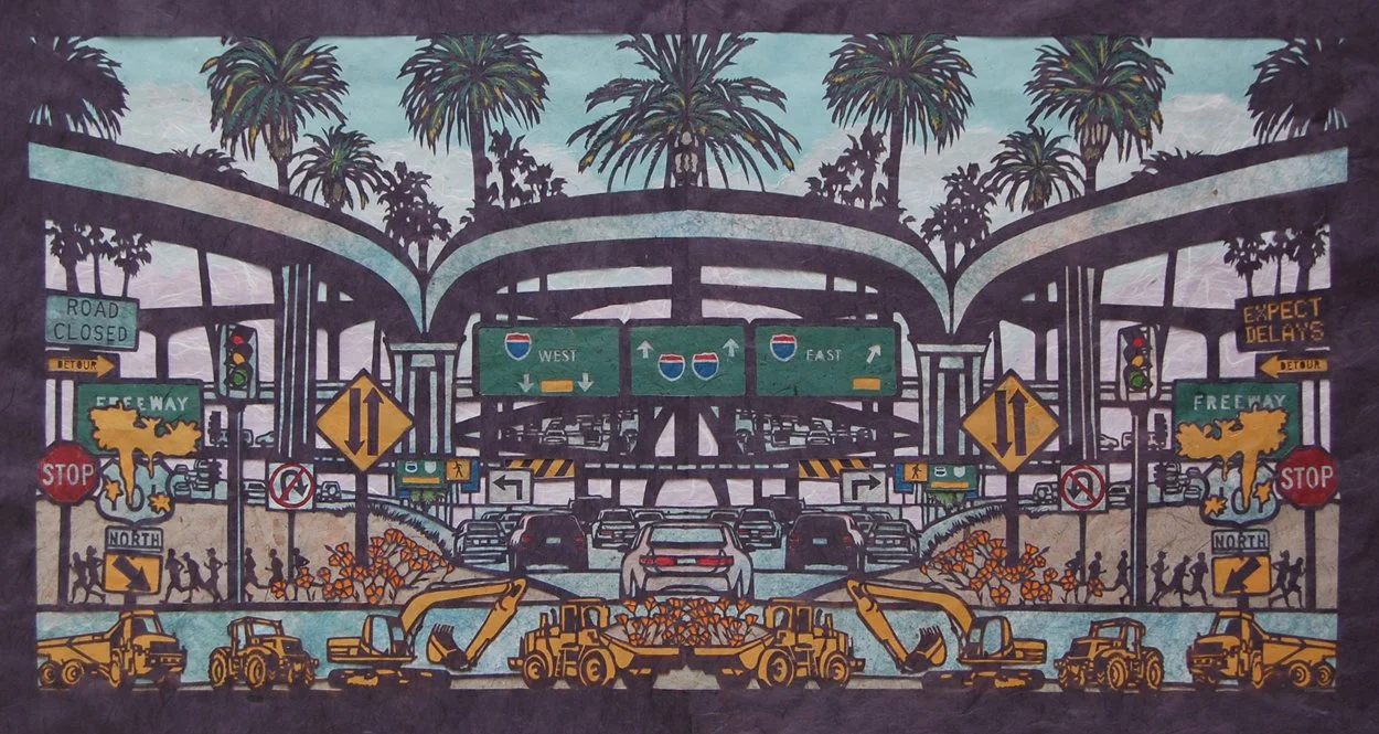 No Turning Back, 2013, Paper, 27” x 47”