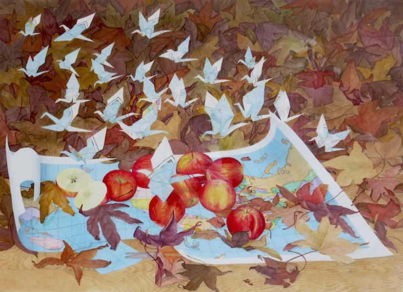 Peace On Earth, Watercolor, 18” x 24”