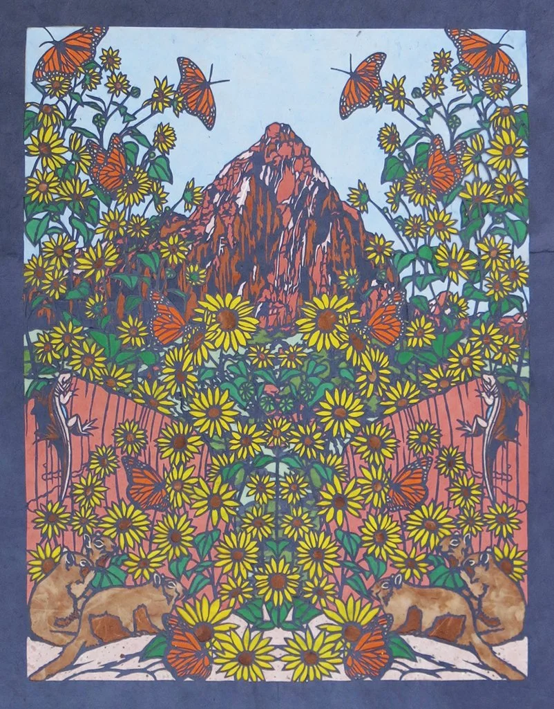 Watchman, 2016, Paper, 31” x 25”