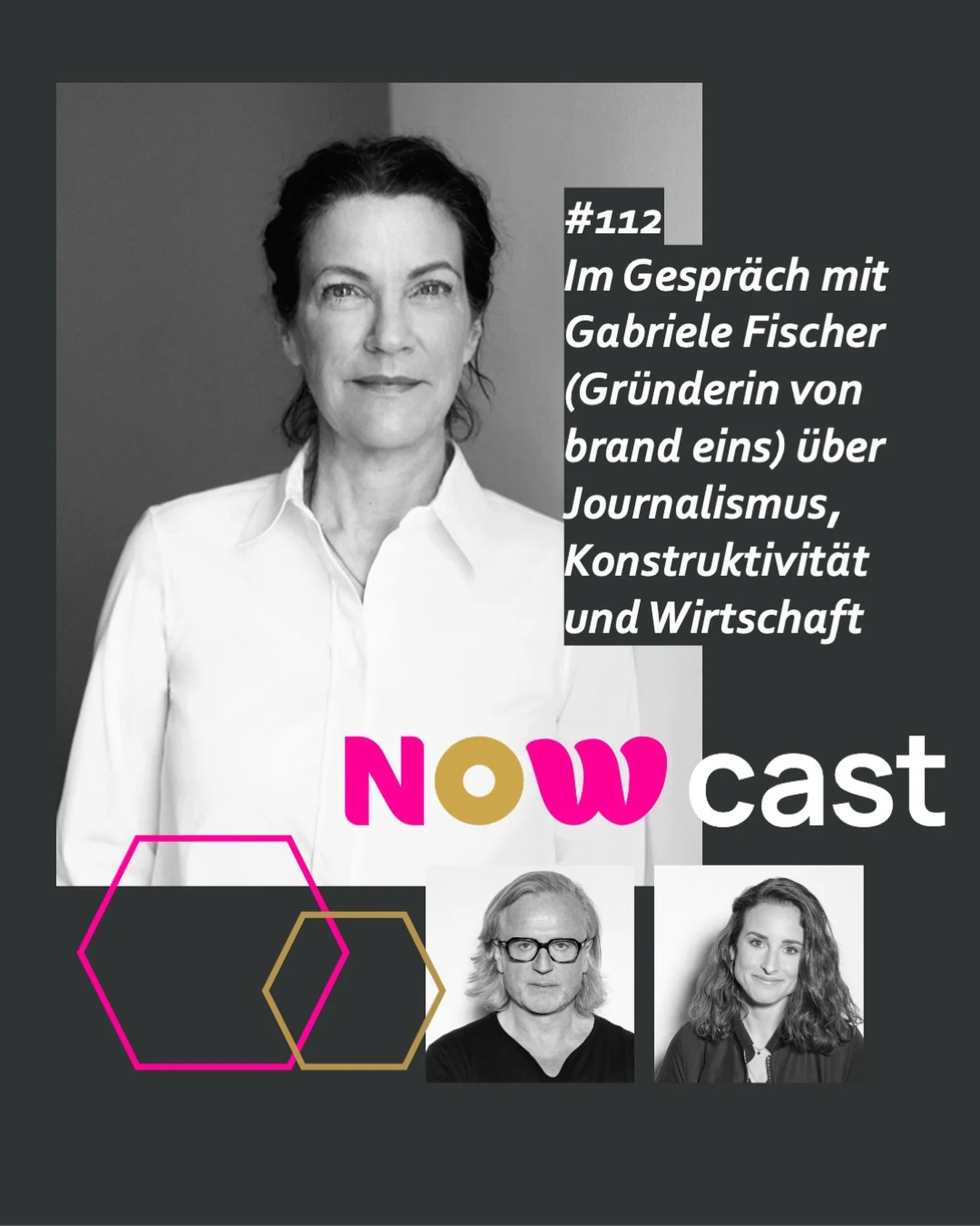Was kann Journalismus, wenn die Welt immer un&uuml;bersichtlicher wird? 📰

In der aktuellen #NOWcast-Folge sprechen wir mit Gabriele Fischer, Gr&uuml;nderin und Chefredakteurin von brand eins. 

Seit 26 Jahren zeigt sie, welche Kraft unabh&auml;ngig