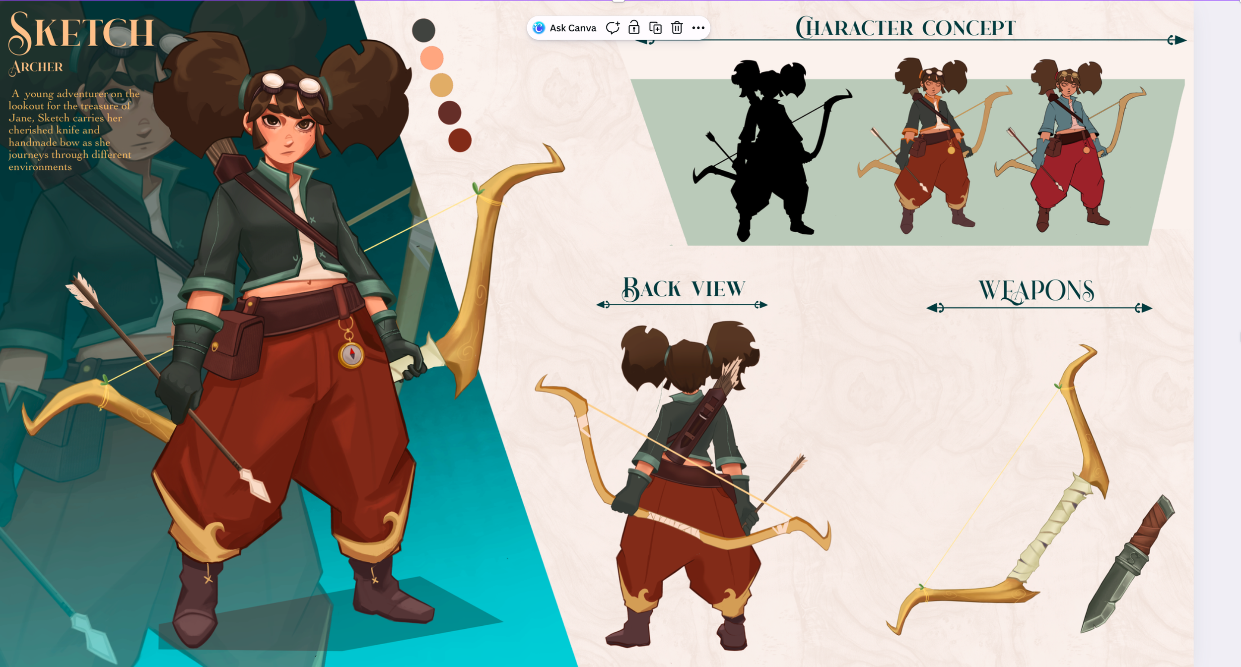 Sketch Character Sheet