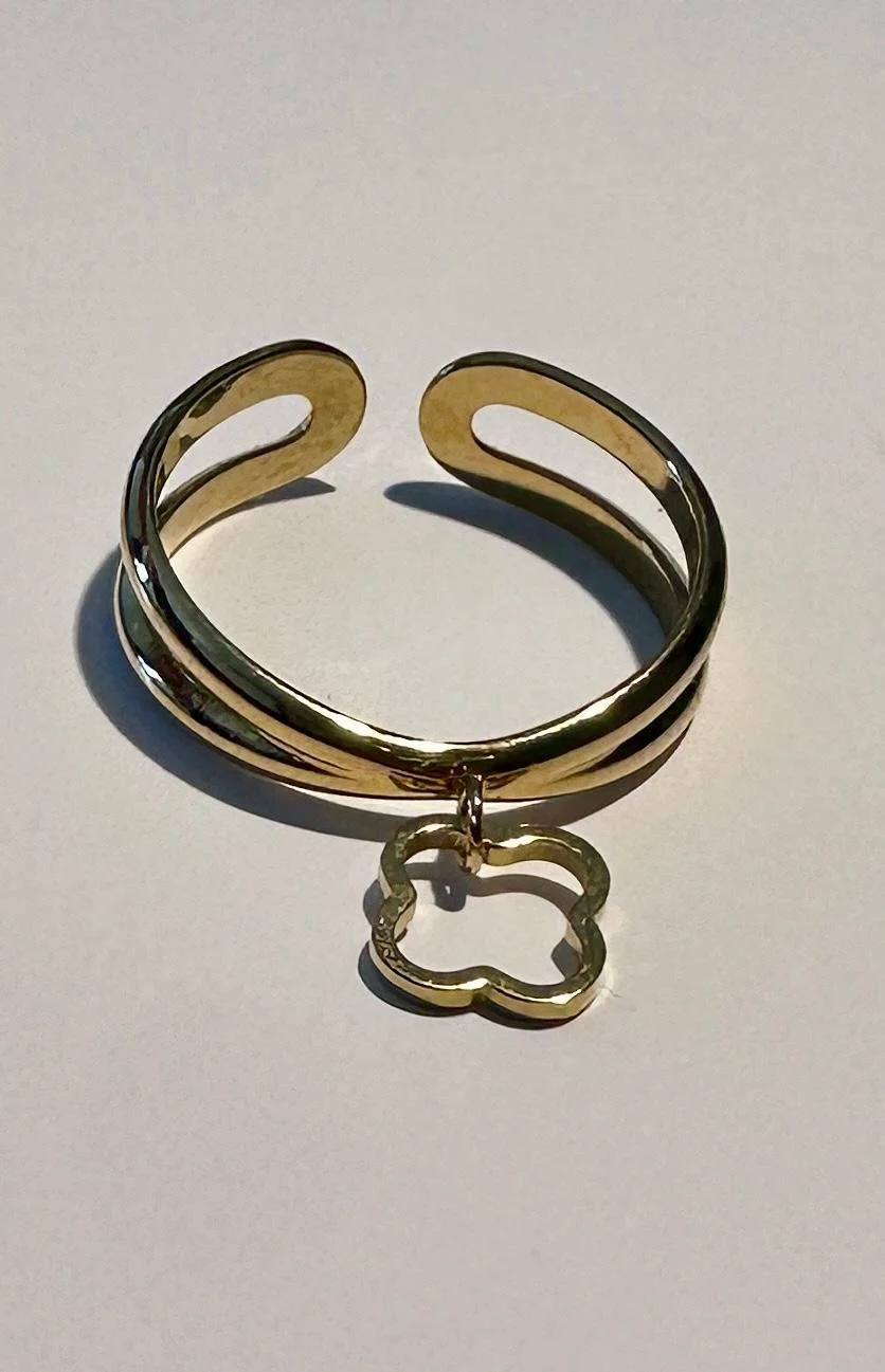 Bague ajustable Trèfle d'Andalousie