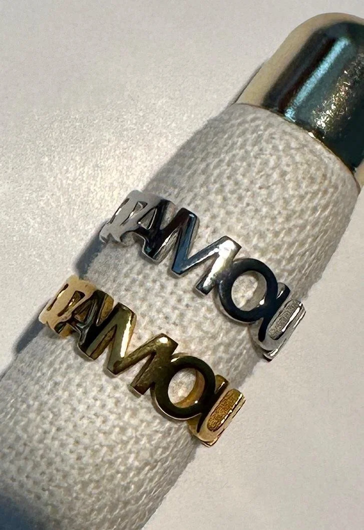 Bague ajustable Amour