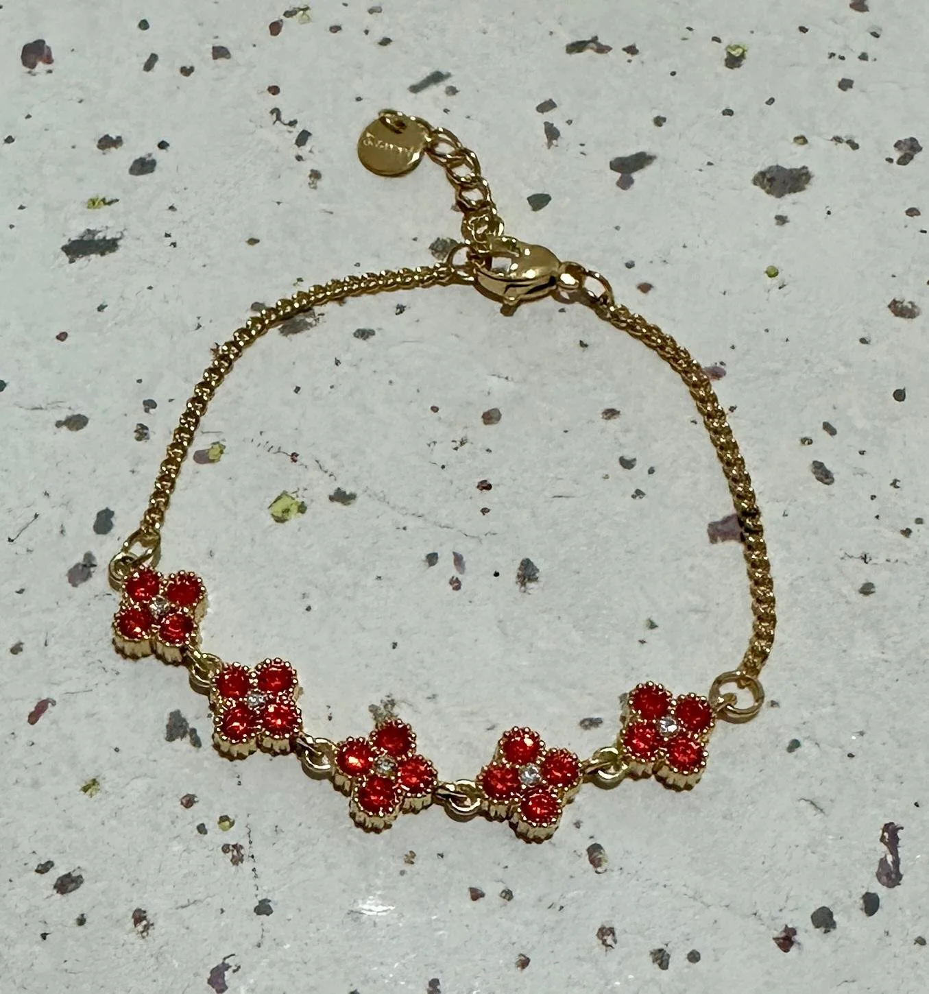 Bracelet Fleurs Corail
