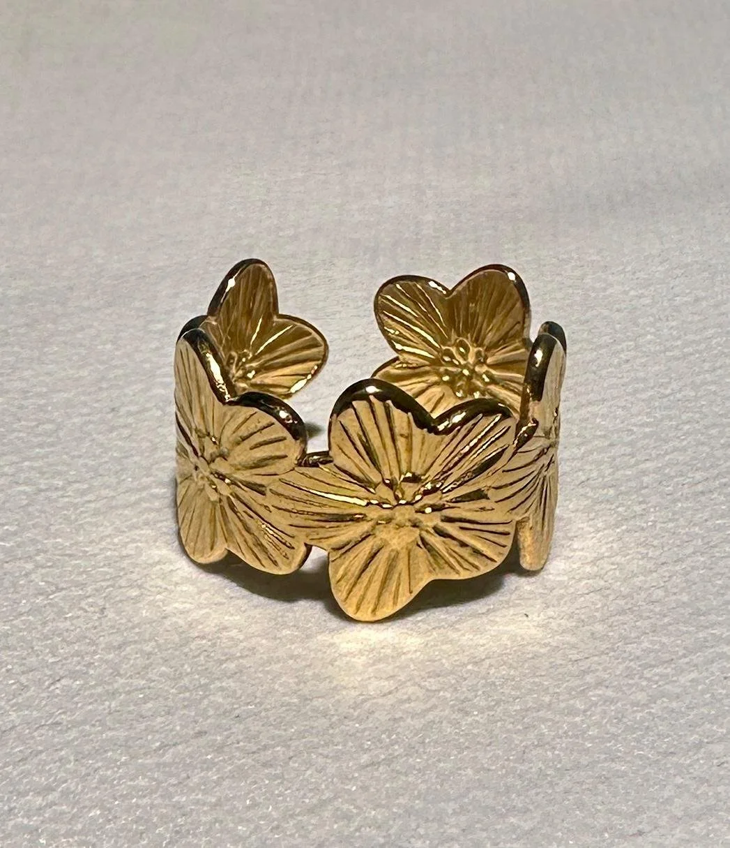 Bague ajustable Jardins d'Ibiza
