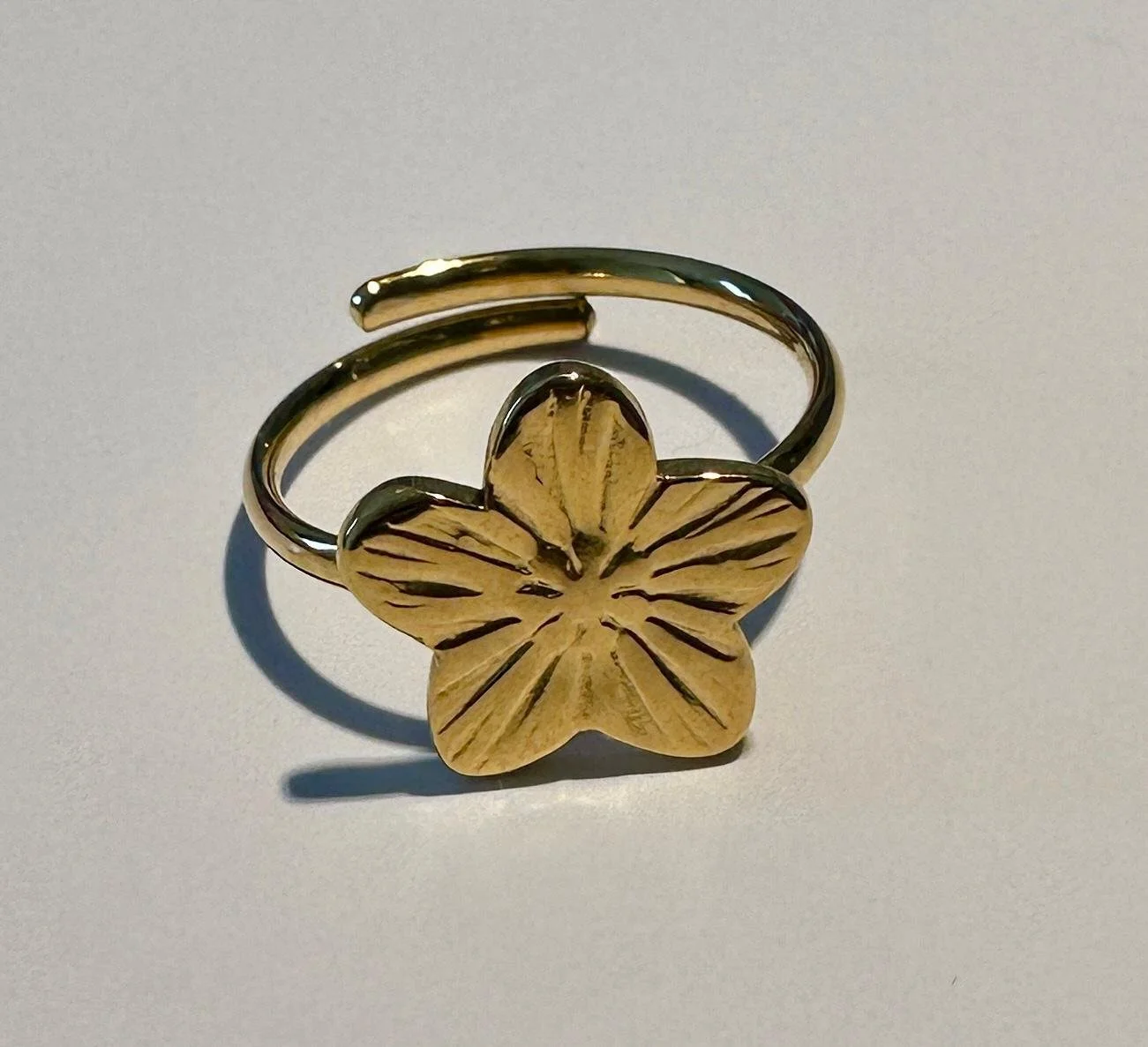 Bague ajustable Fleur d'Oranger