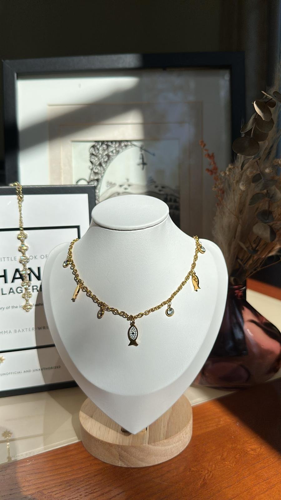Collier  Poissons d'Azur