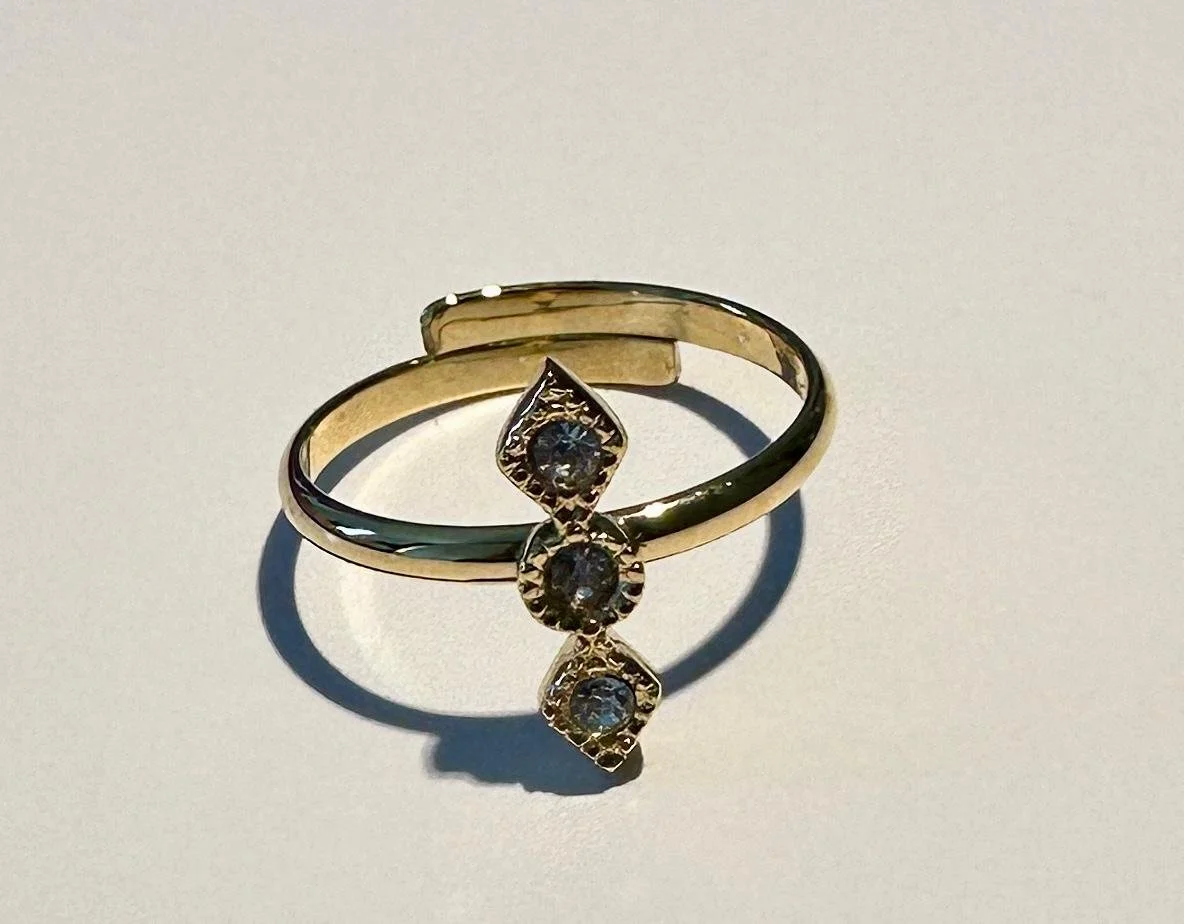 Bague ajustable Constellation de Malte