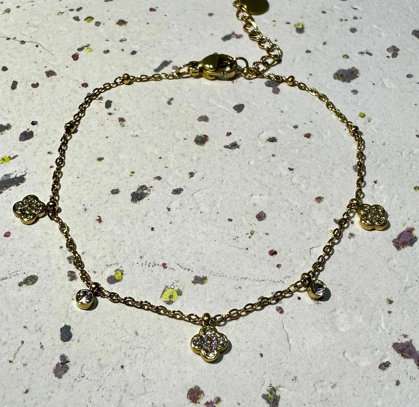 Bracelet Trèfle Céleste