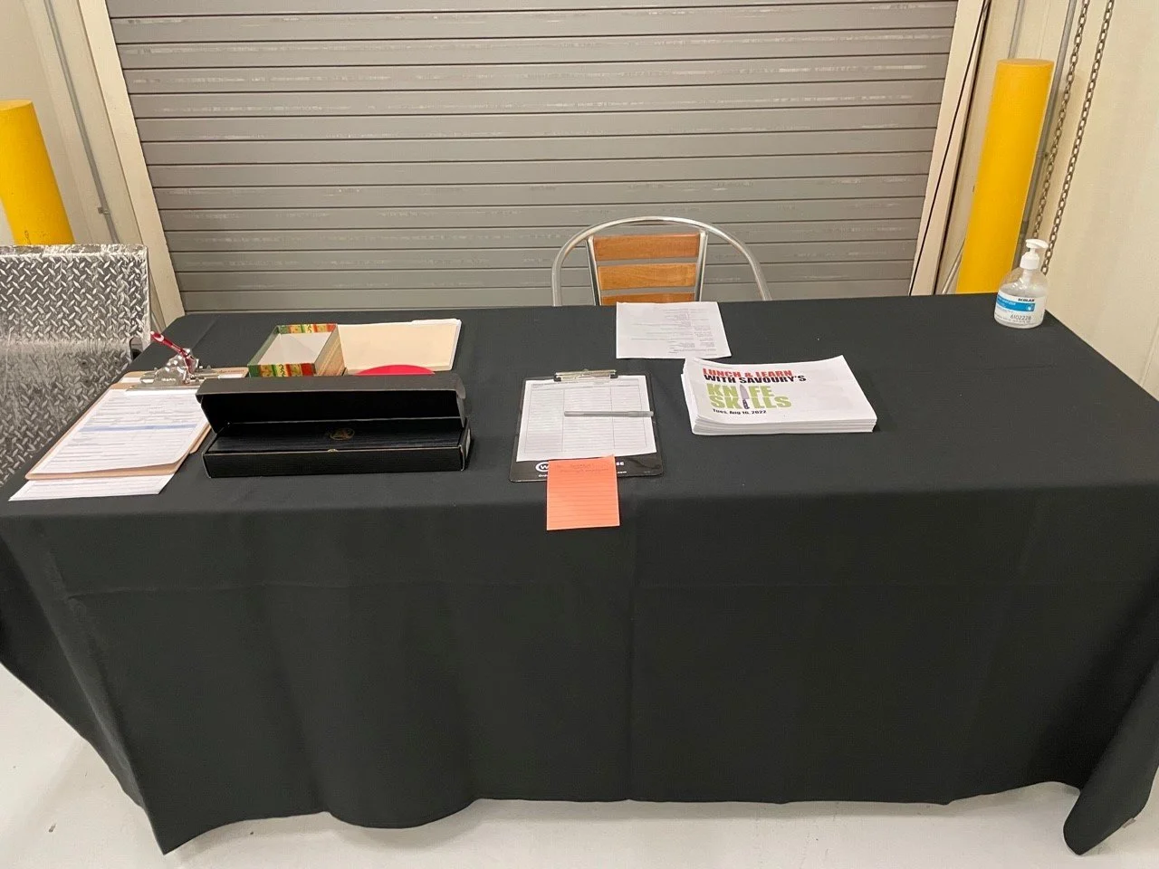 Welcome & Handout Table