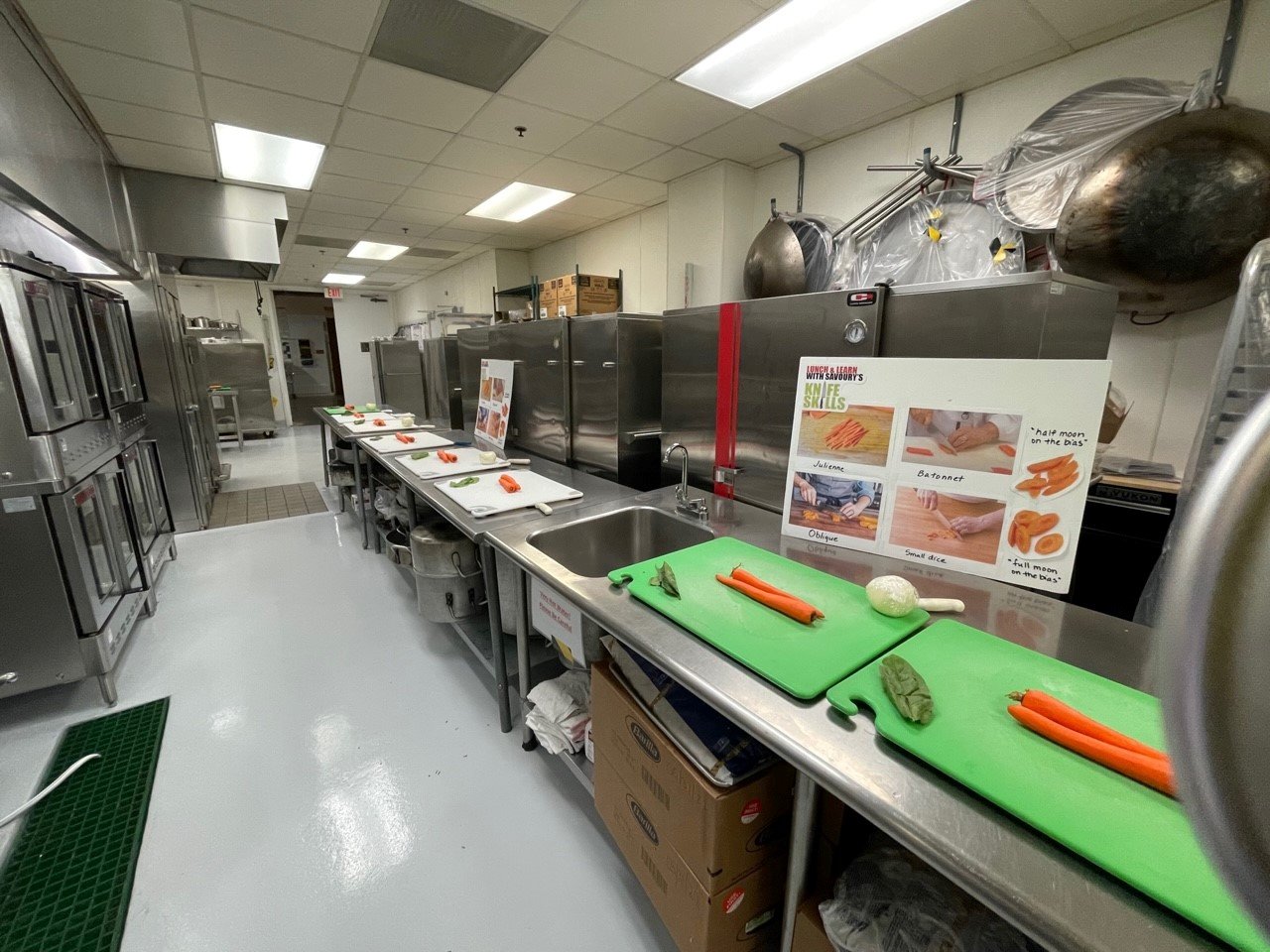 Multiple practice stations