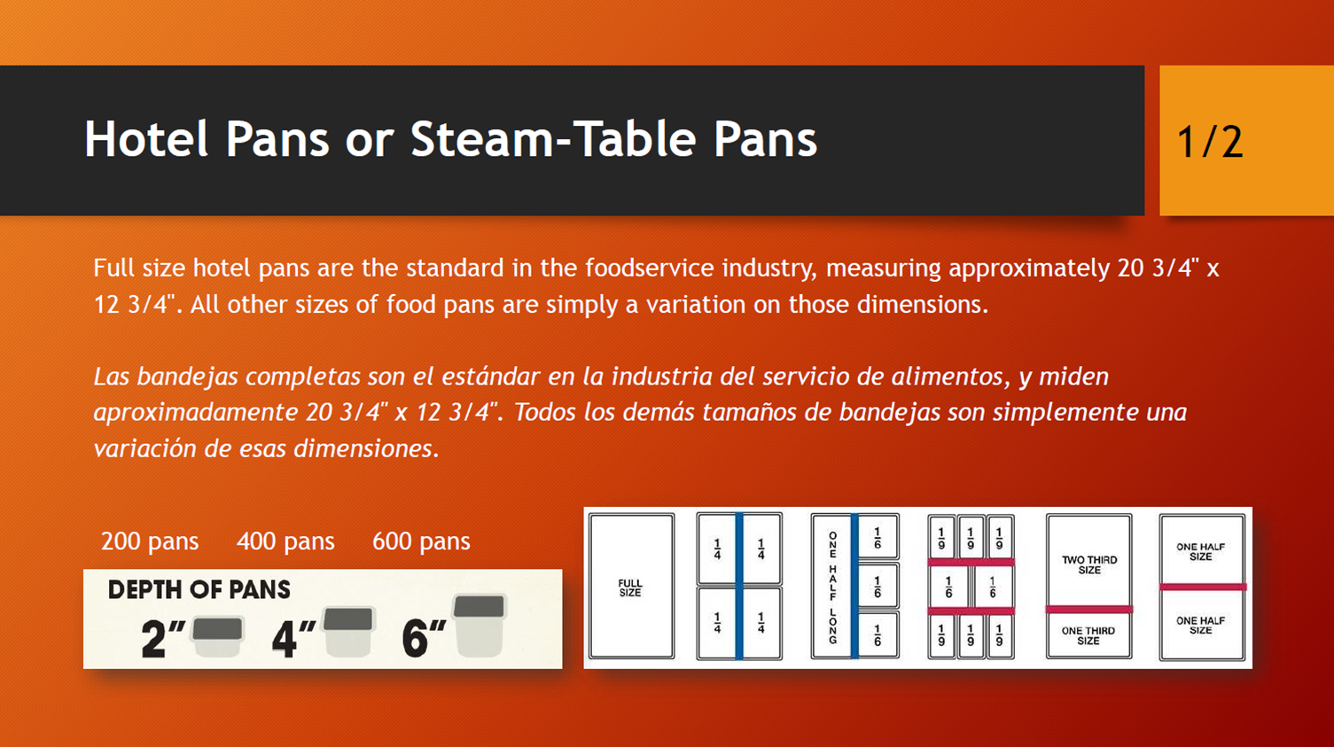 Bilingual handout, example 5