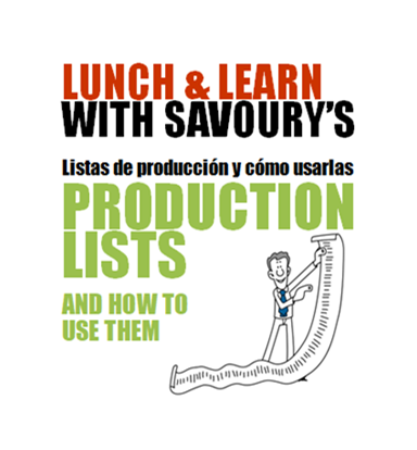 Lunch & Learn Series: Production Lists