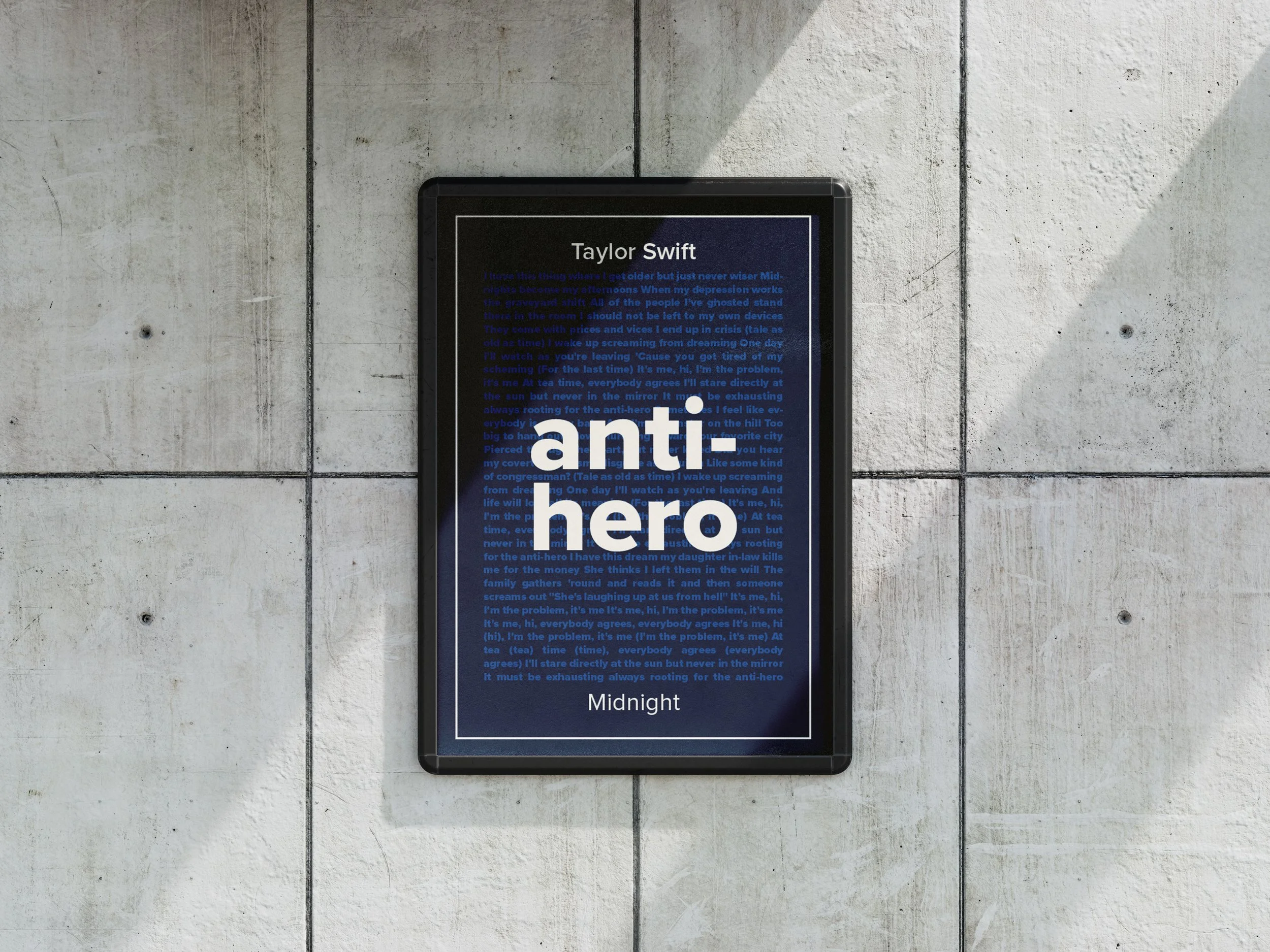 Anti-Hero Poster