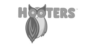 Hooters logo with an owl illustration