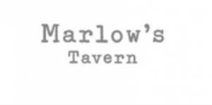 Sign reading "Marlow's Tavern"