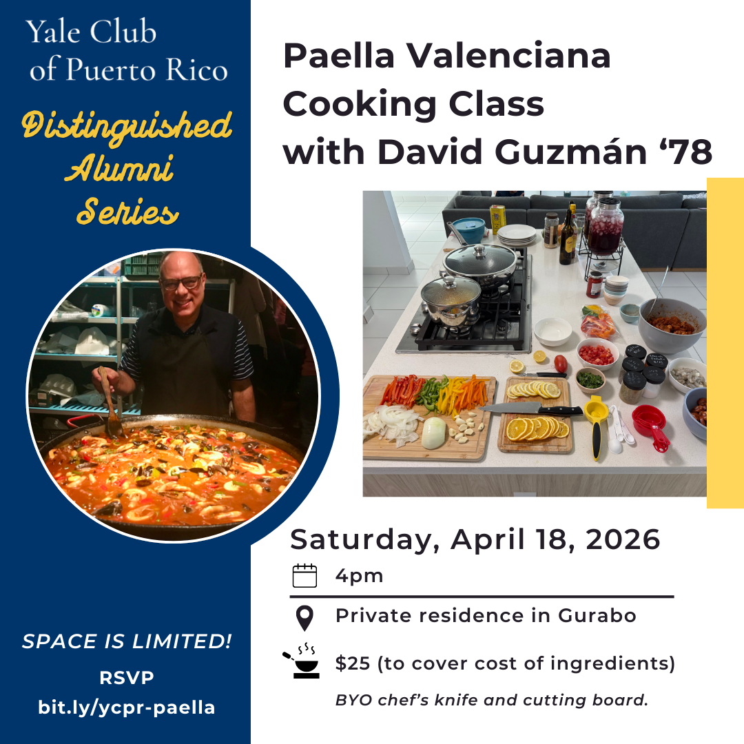 2026-04-18 Paella Valenciana Cooking Class with David Guzmán ‘78