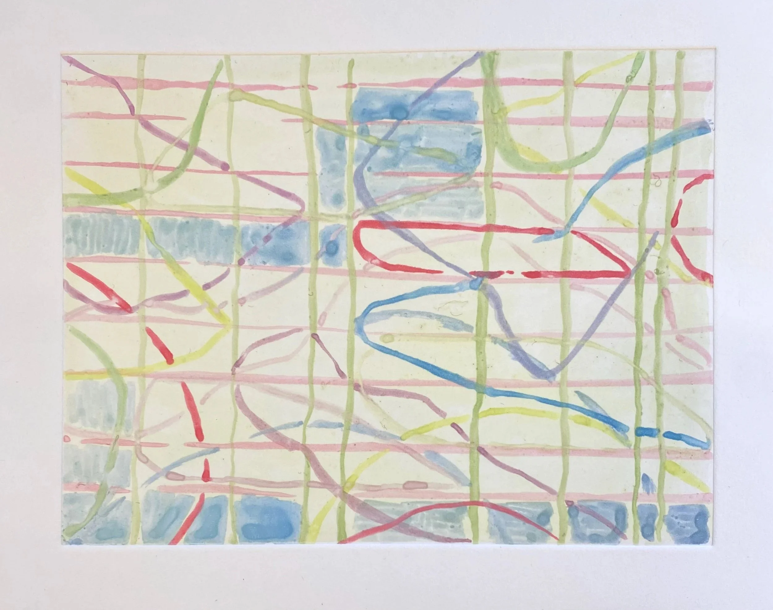 Lost figure, 2025. Monoprint, 25 x 18 cm