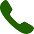 Green telephone handset icon