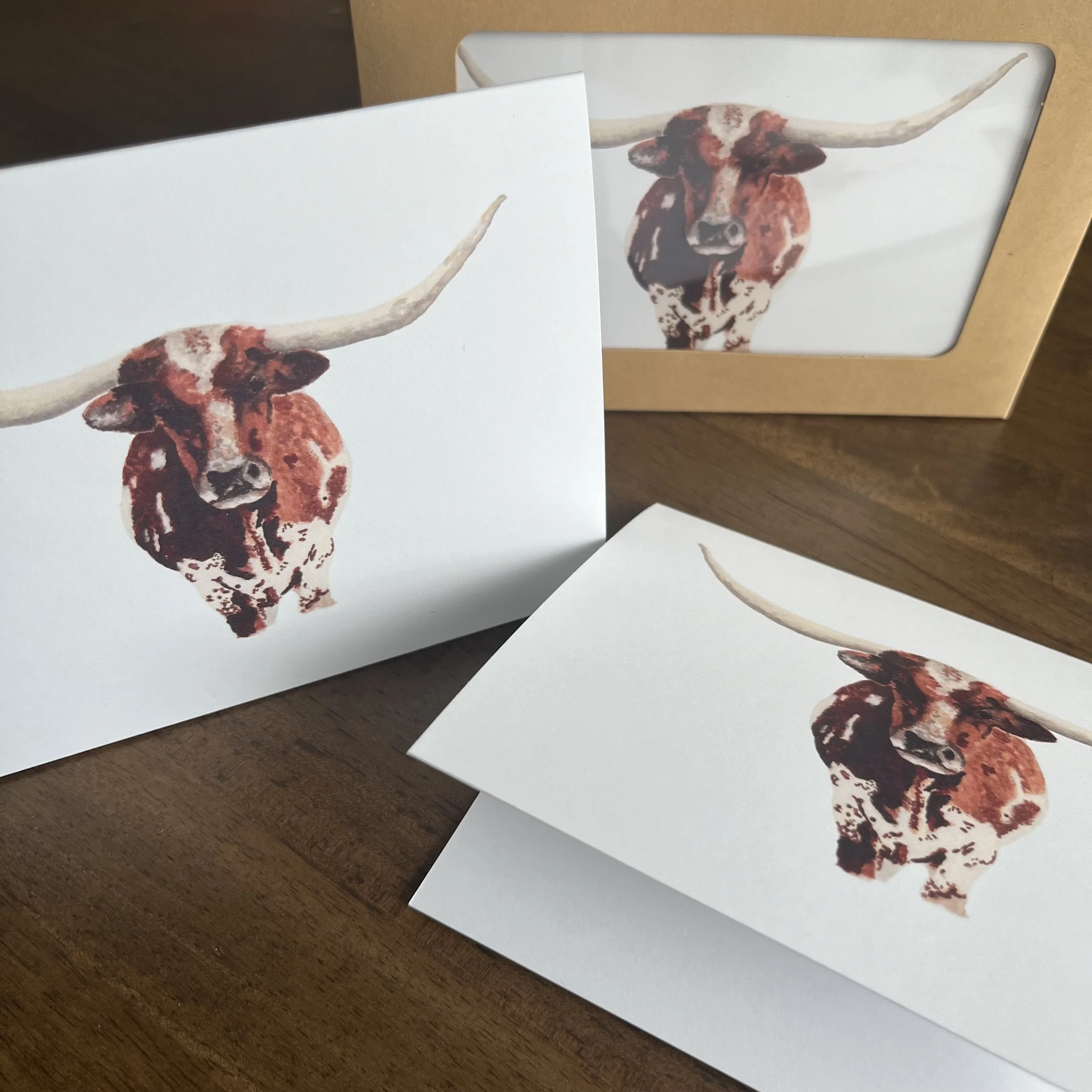 Texas Longhorn Card Set