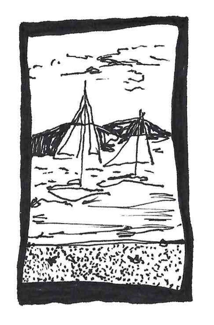 "The Lake" ; Pen on paper, Summer 2026