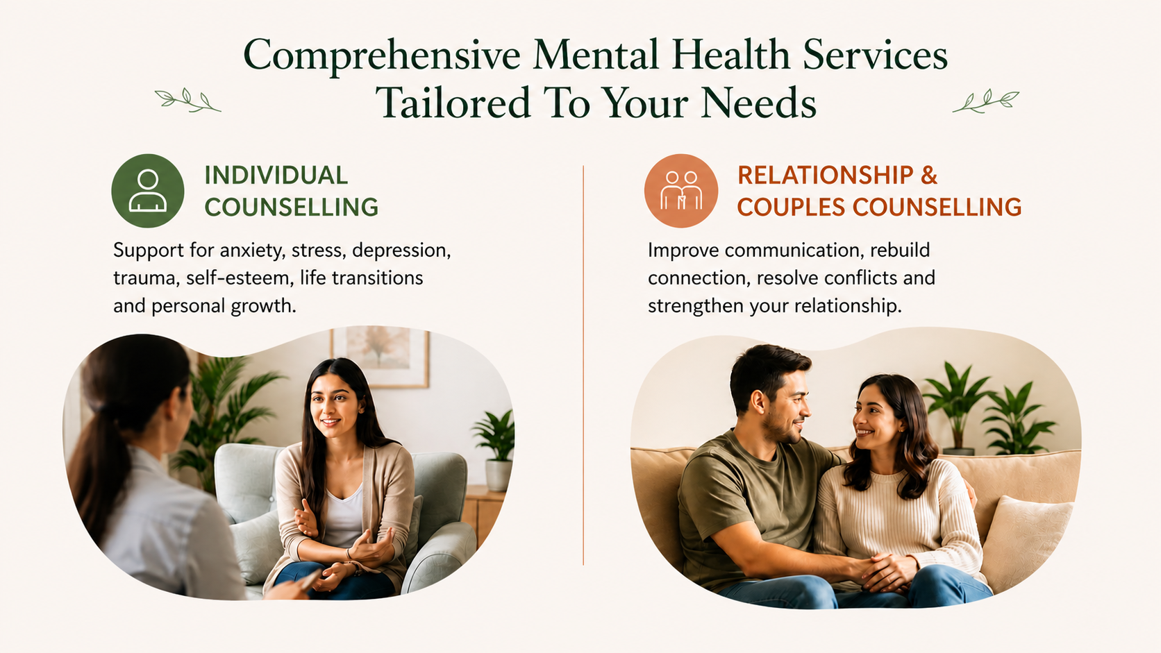 Comprehensive Mental Health Services Tailored To Your Needs