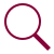 A person holding a magnifying glass over a document or screen.