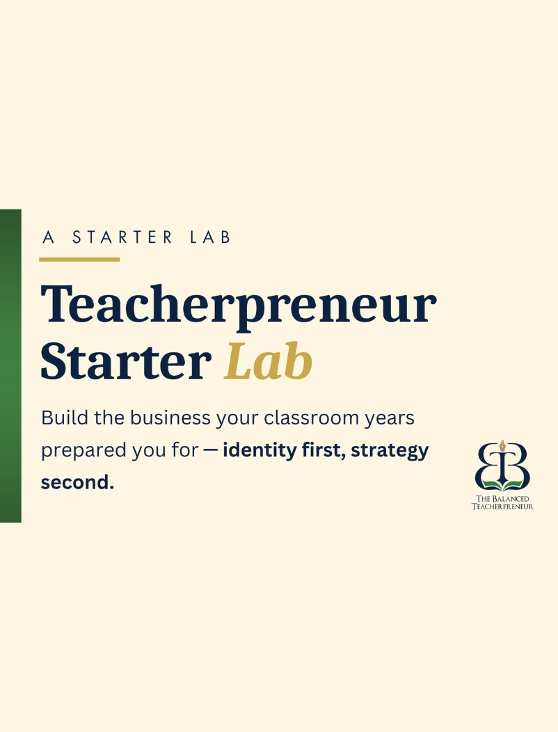 Teacherpreneur Starter Lab