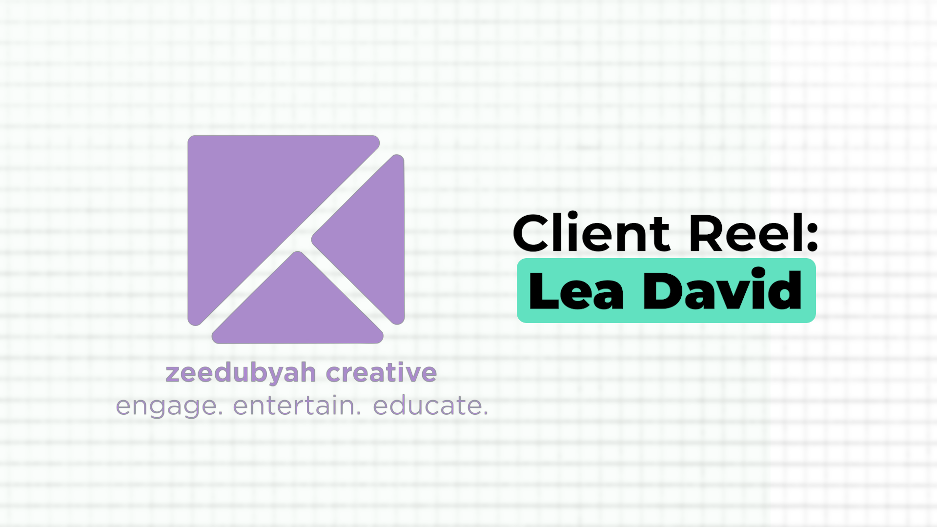 Lea David Motion  Graphics Demo