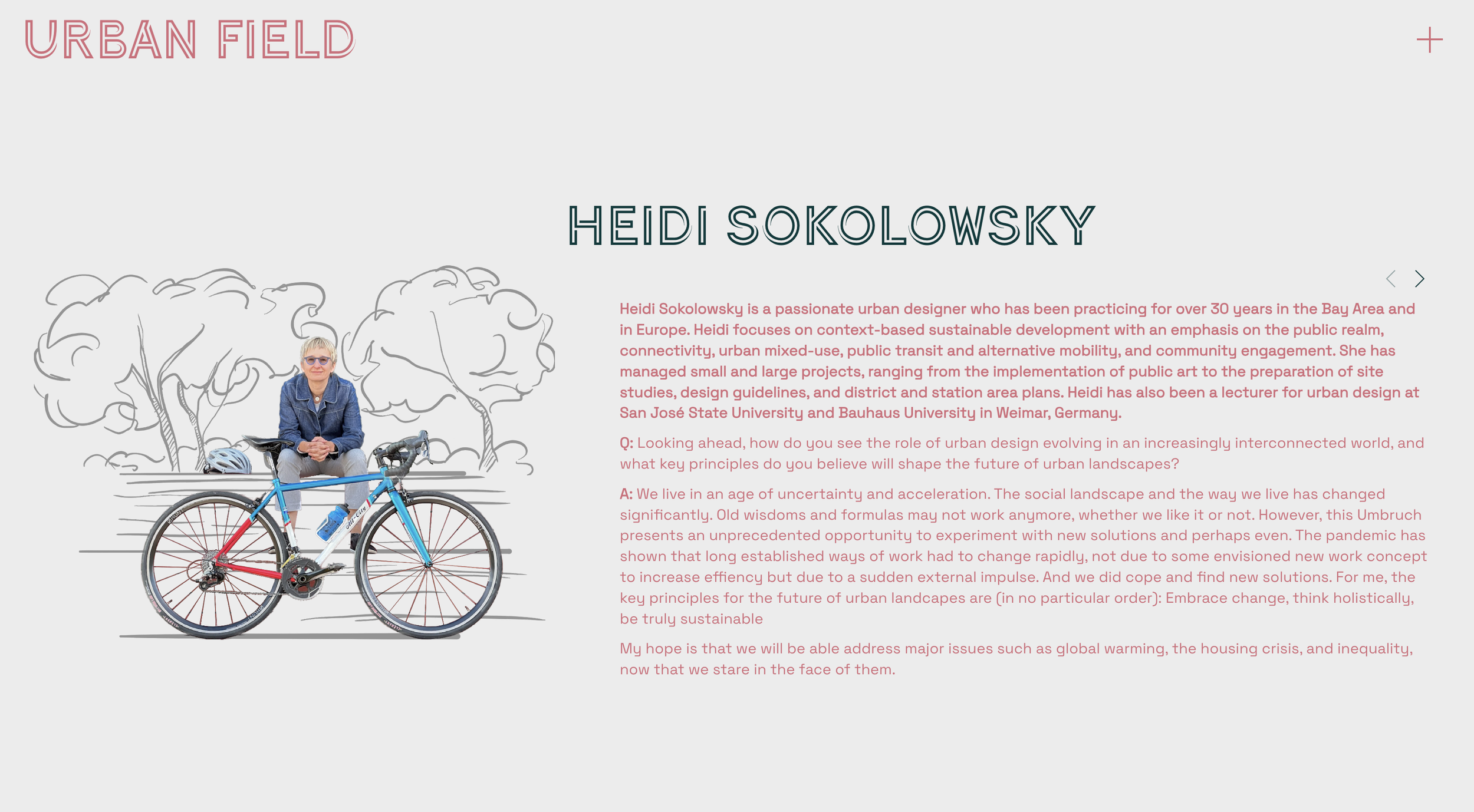 URBAN FIELD PARTNER HEIDI SOKOLOWSKY